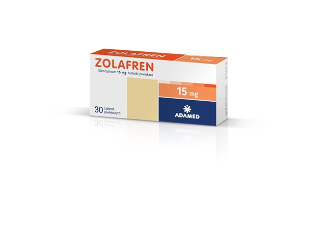Zolafren interakcje ulotka tabletki powlekane 15 mg 30 tabl.