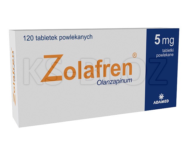 Zolafren interakcje ulotka tabletki powlekane 5 mg 120 tabl.