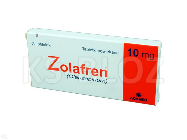 Zolafren interakcje ulotka tabletki powlekane 10 mg 