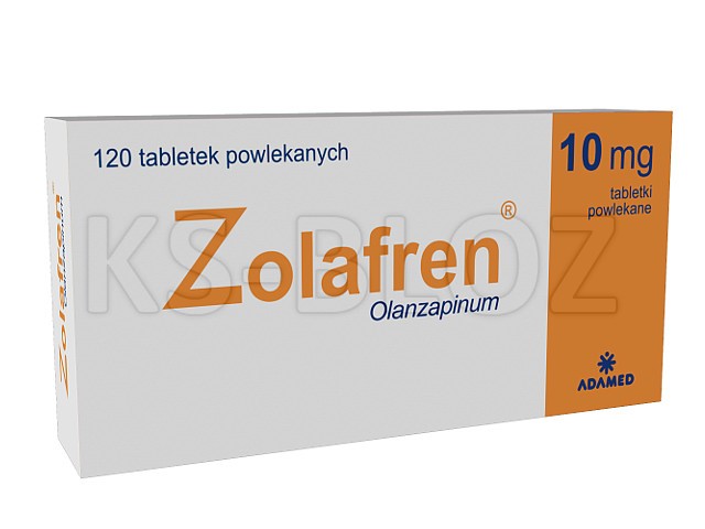 Zolafren interakcje ulotka tabletki powlekane 10 mg 120 tabl.