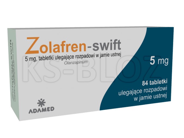 Zolafren Swift interakcje ulotka tabletki ulegające rozpadowi w jamie ustnej 5 mg 84 tabl.