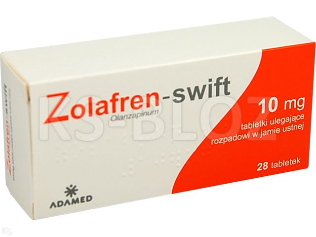Zolafren Swift interakcje ulotka tabletki ulegające rozpadowi w jamie ustnej 10 mg 