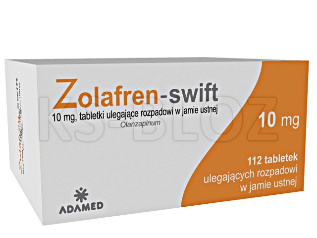 Zolafren Swift interakcje ulotka tabletki ulegające rozpadowi w jamie ustnej 10 mg 112 tabl.