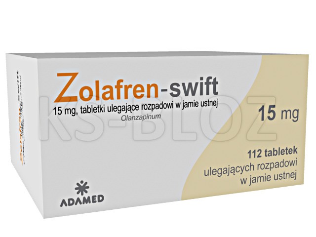 Zolafren Swift interakcje ulotka tabletki ulegające rozpadowi w jamie ustnej 15 mg 112 tabl.