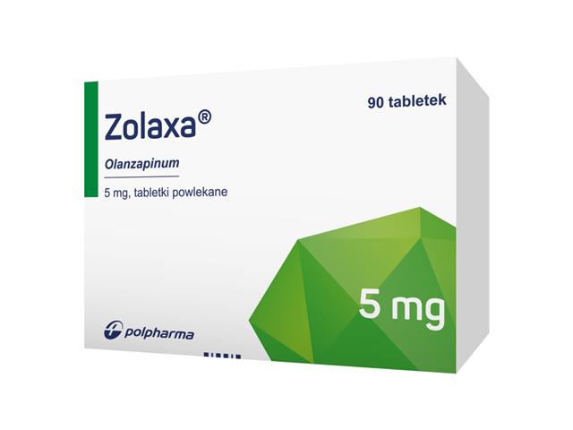 Zolaxa interakcje ulotka tabletki powlekane 5 mg 90 tabl.