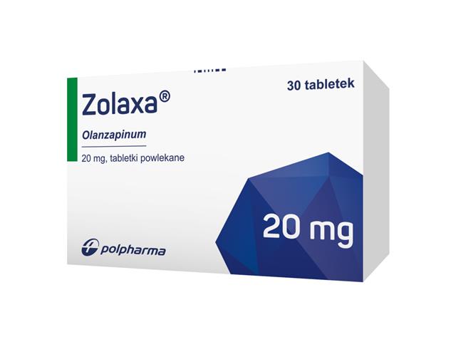 Zolaxa interakcje ulotka tabletki powlekane 20 mg 30 tabl.