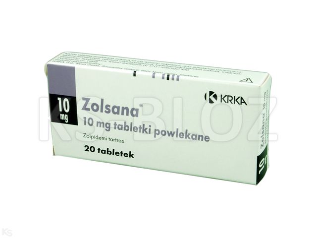 Zolsana interakcje ulotka tabletki powlekane 10 mg 20 tabl. | (2 blist. po 10 tabl.)