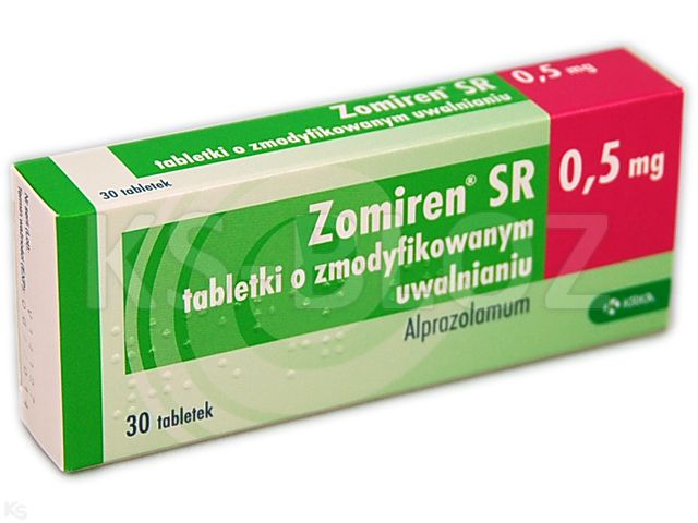 Zomiren SR interakcje ulotka tabletki o zmodyfikowanym uwalnianiu 500 mcg 30 tabl. | 3 blist.po 10 szt.