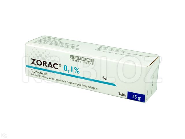 Zorac interakcje ulotka żel 1 mg/g 15 g | tuba