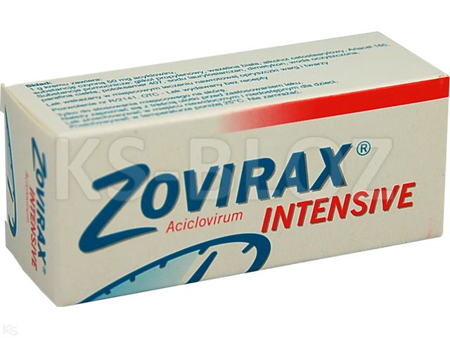 Zovirax Intensive interakcje ulotka krem 50 mg/g 2 g