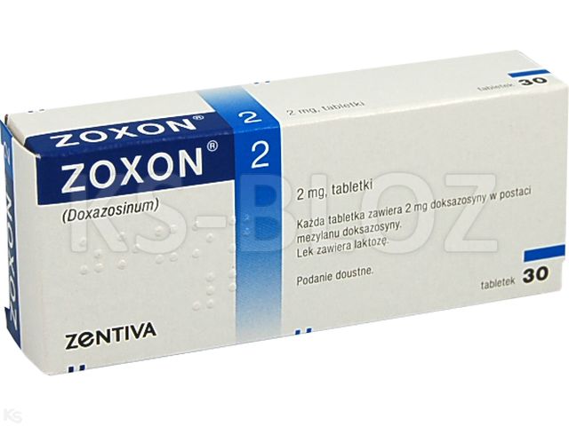 Zoxon 2 interakcje ulotka tabletki 2 mg 30 tabl. | 3 blist.po 10 szt.