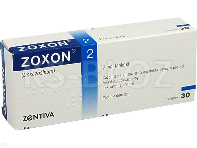 Zoxon 2 interakcje ulotka tabletki 2 mg 