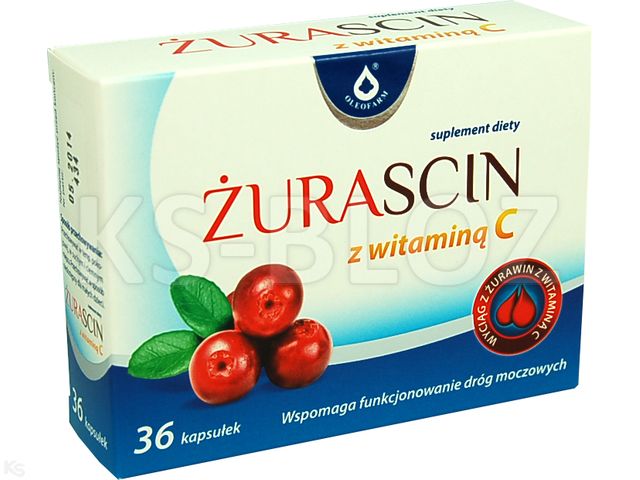 Żurascin interakcje ulotka kapsułki - 36 kaps.