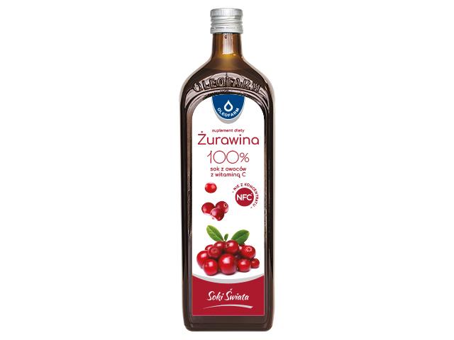 Żurawina z witaminą C interakcje ulotka płyn - 980 ml