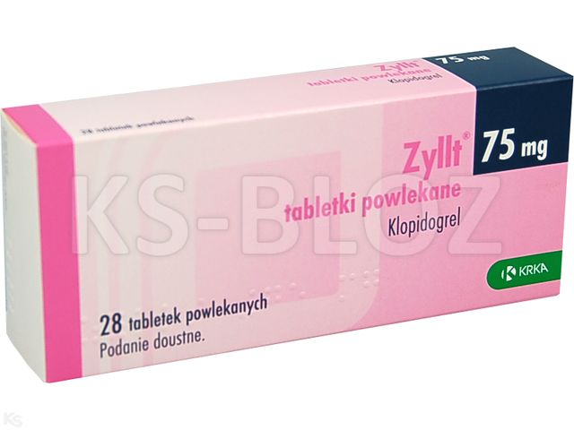 Zyllt interakcje ulotka tabletki powlekane 75 mg 